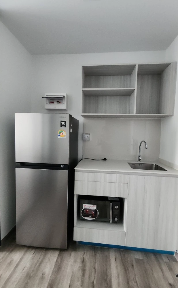 Condo for rent at Kave Embryo Rangsit, 6th floor. Nice and fully furnished. Book now!