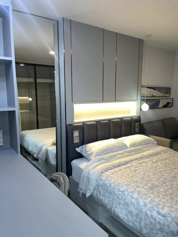 For rent: Kave Embryo Rangsit, corner room, high floor, beautiful view, fully furnished, ready to move in. Interested? Hurry and book now!