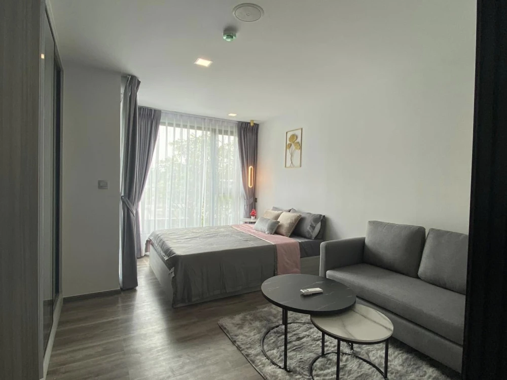 For rent: Kave Embryo Rangsit, fully furnished condo, ready to move in, tree view, great atmosphere, must book like this.