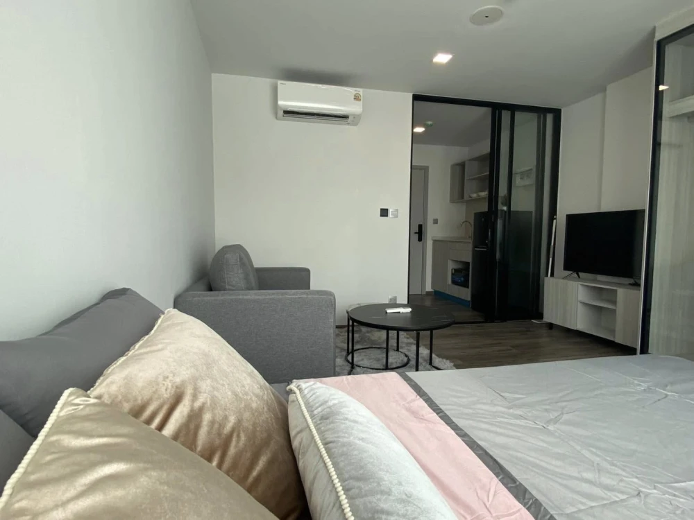 For rent: Kave Embryo Rangsit, fully furnished condo, ready to move in, tree view, great atmosphere, must book like this.
