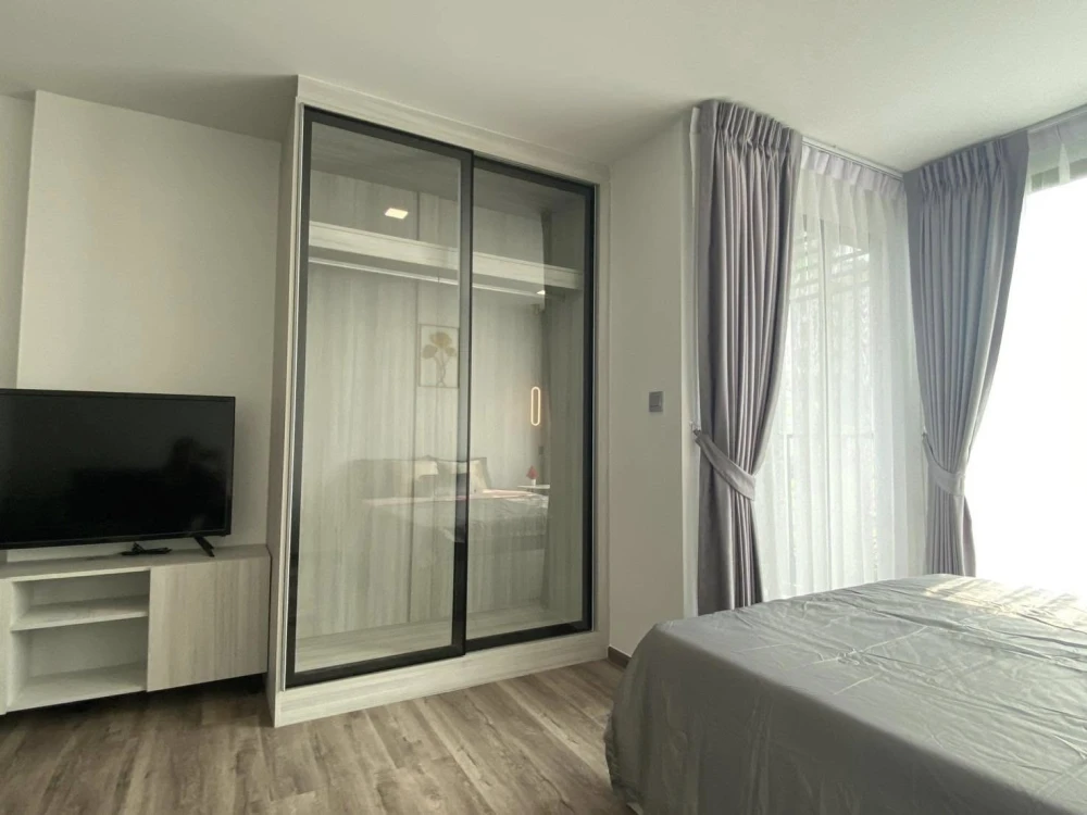 For rent: Kave Embryo Rangsit, fully furnished condo, ready to move in, tree view, great atmosphere, must book like this.
