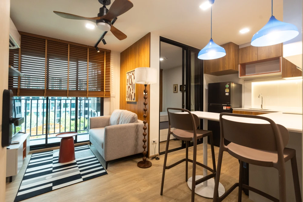 Kave Luminous Bangmod condo for rent, 6th floor, pool view, fully furnished. Book now! Limited time offer!