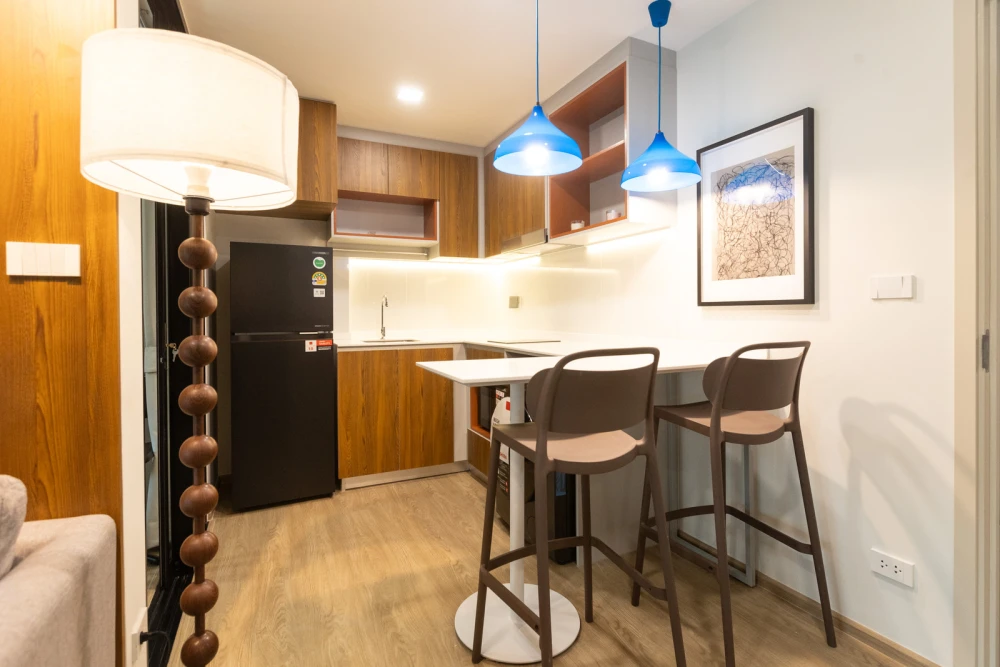 Kave Luminous Bangmod condo for rent, 6th floor, pool view, fully furnished. Book now! Limited time offer!