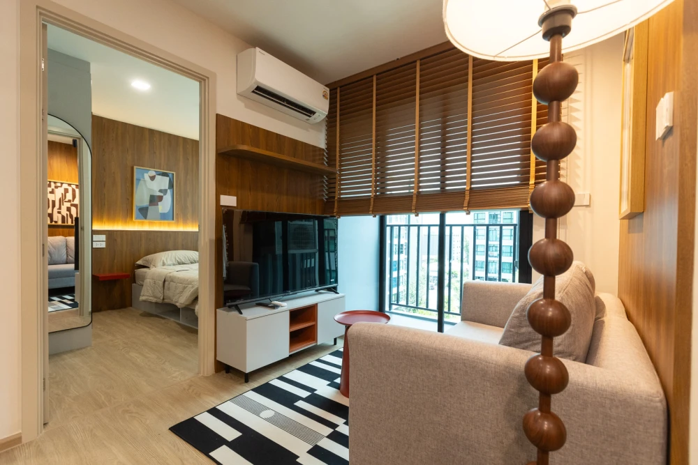 Kave Luminous Bangmod condo for rent, 6th floor, pool view, fully furnished. Book now! Limited time offer!