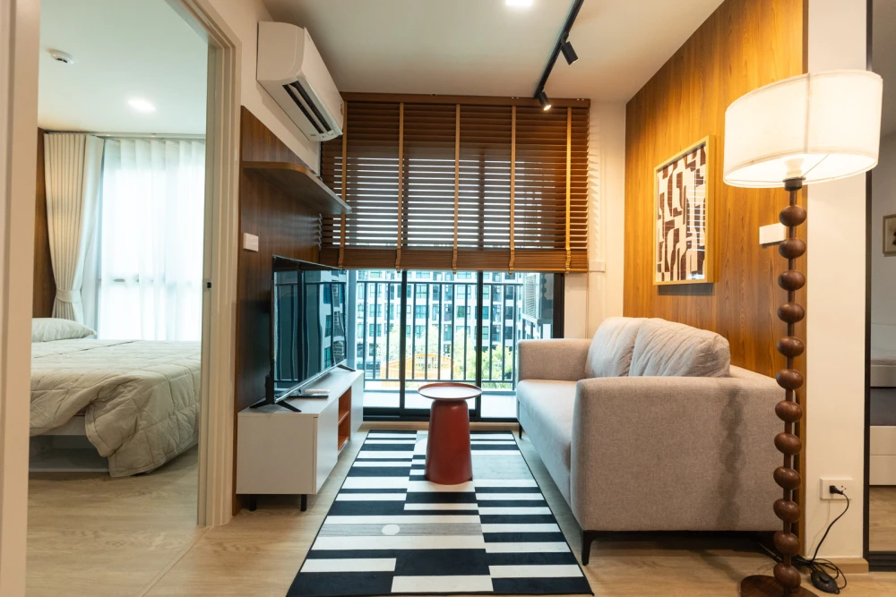 Kave Luminous Bangmod condo for rent, 6th floor, pool view, fully furnished. Book now! Limited time offer!