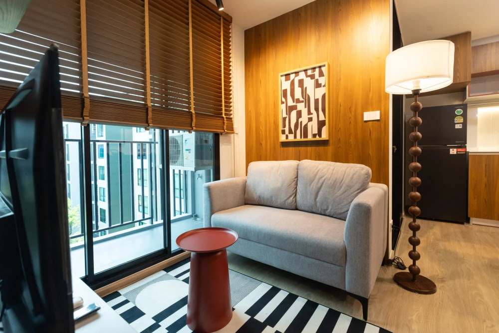Kave Luminous Bangmod condo for rent, 6th floor, pool view, fully furnished. Book now! Limited time offer!