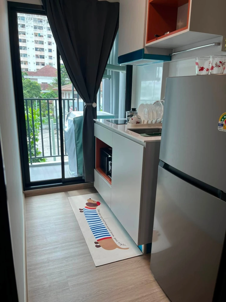 For rent: Kave Luminous Bangmod, 3rd floor unit. High-quality built-in furniture. Don't miss out!