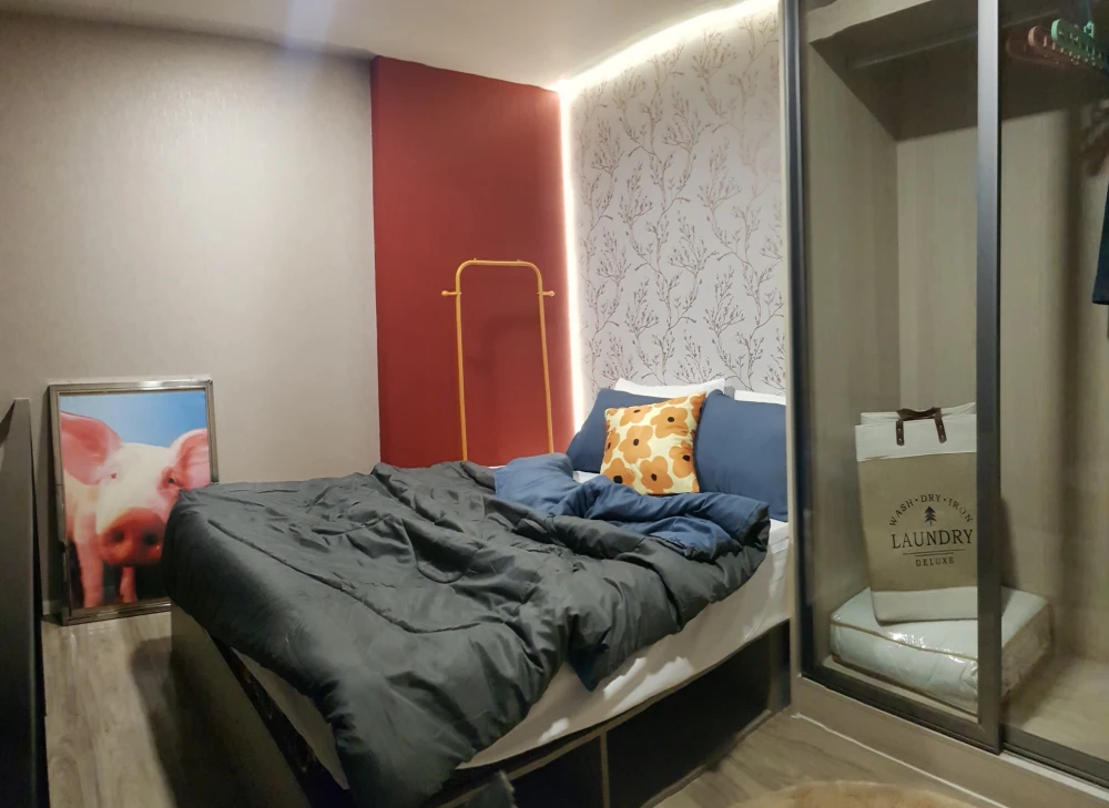 For rent Kave Mutant Salaya, One Bed Exclusive Vertical Suite, 2 floors, complete here, book now.