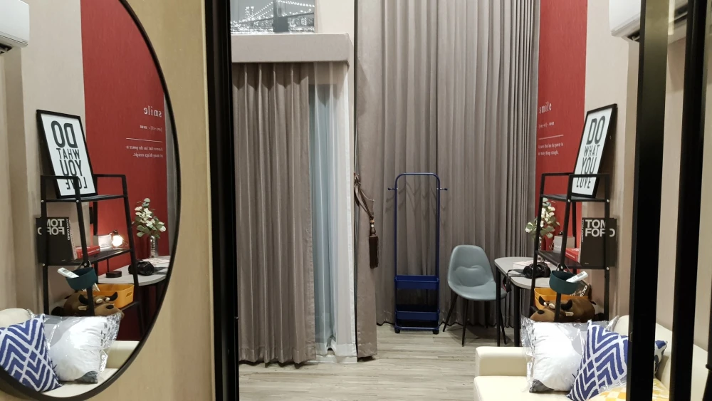 For rent Kave Mutant Salaya, One Bed Exclusive Vertical Suite, 2 floors, complete here, book now.