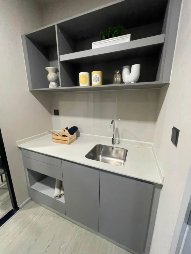 For Rent: KAVE Pop Salaya, 7th floor, pool view. Fully furnished and inviting—book now!