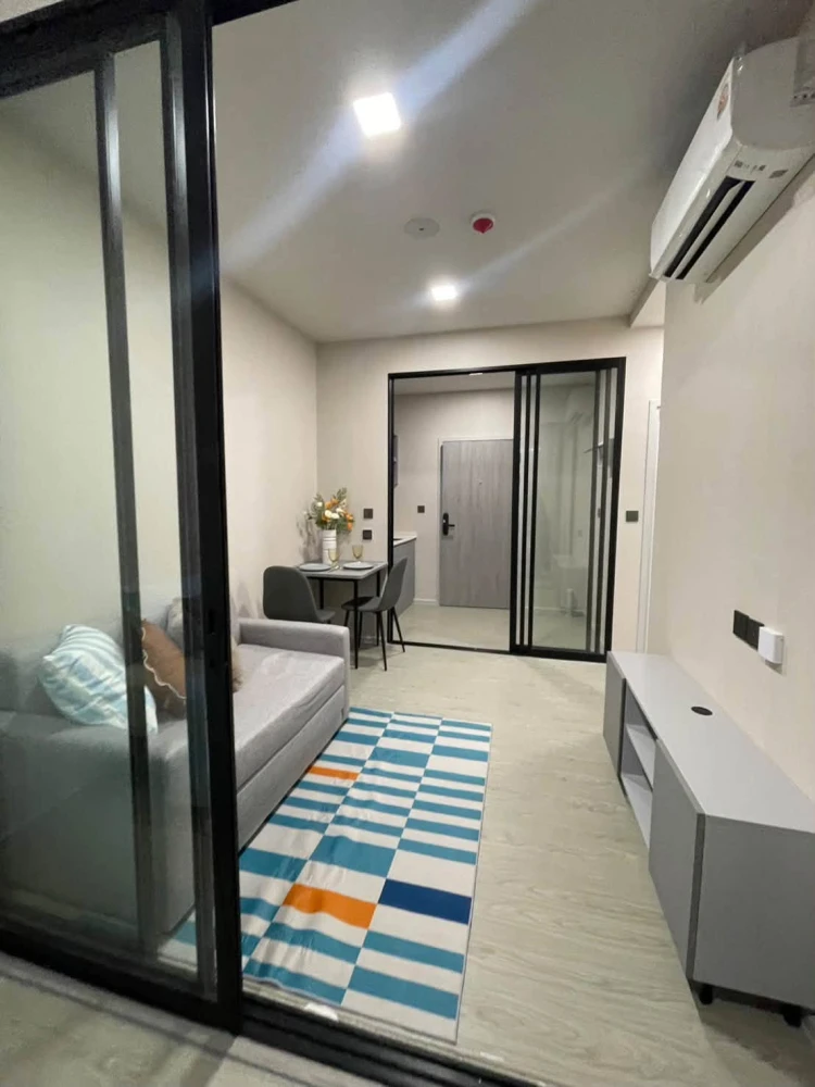 For Rent: KAVE Pop Salaya, 7th floor, pool view. Fully furnished and inviting—book now!