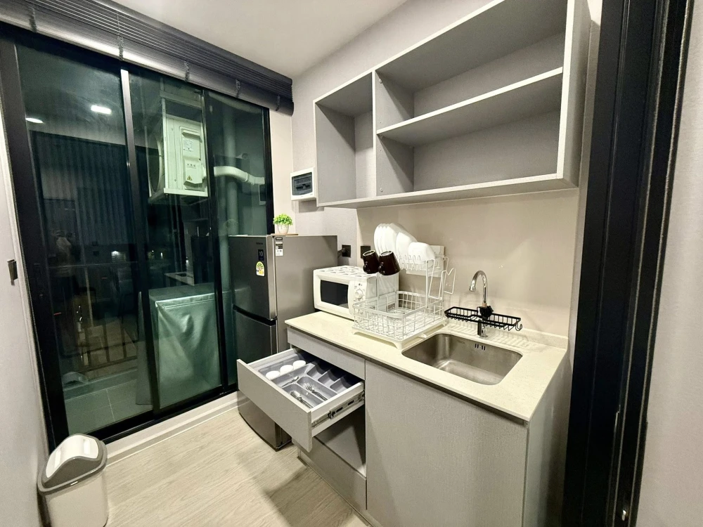 For rent: KAVE Pop Salaya, beautifully decorated minimalist room with complete amenities. Book now!