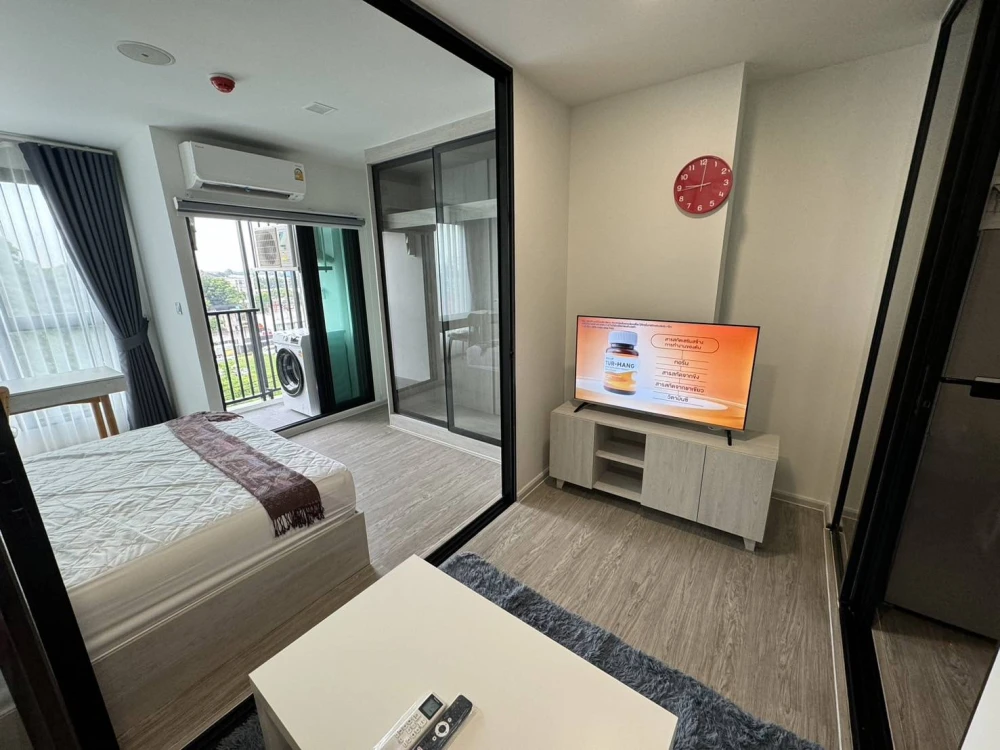 For rent: Kave Seed Kaset, 5th floor, corner room, fully furnished, ready to move in. If interested, hurry and reserve now. Don't miss out!