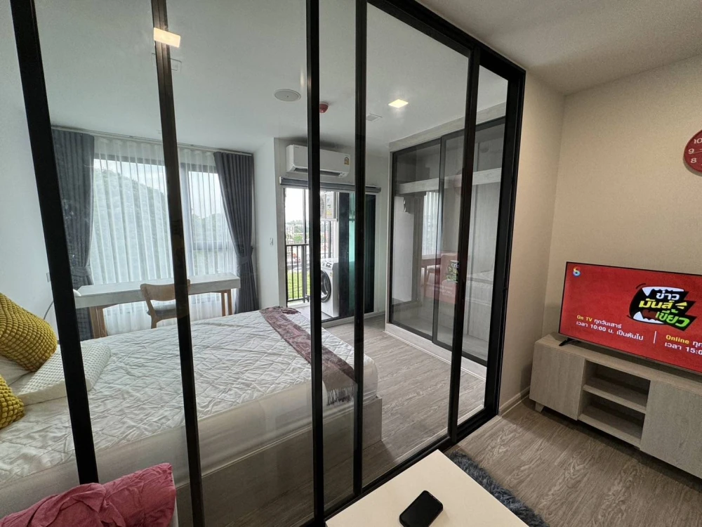 For rent: Kave Seed Kaset, 5th floor, corner room, fully furnished, ready to move in. If interested, hurry and reserve now. Don't miss out!