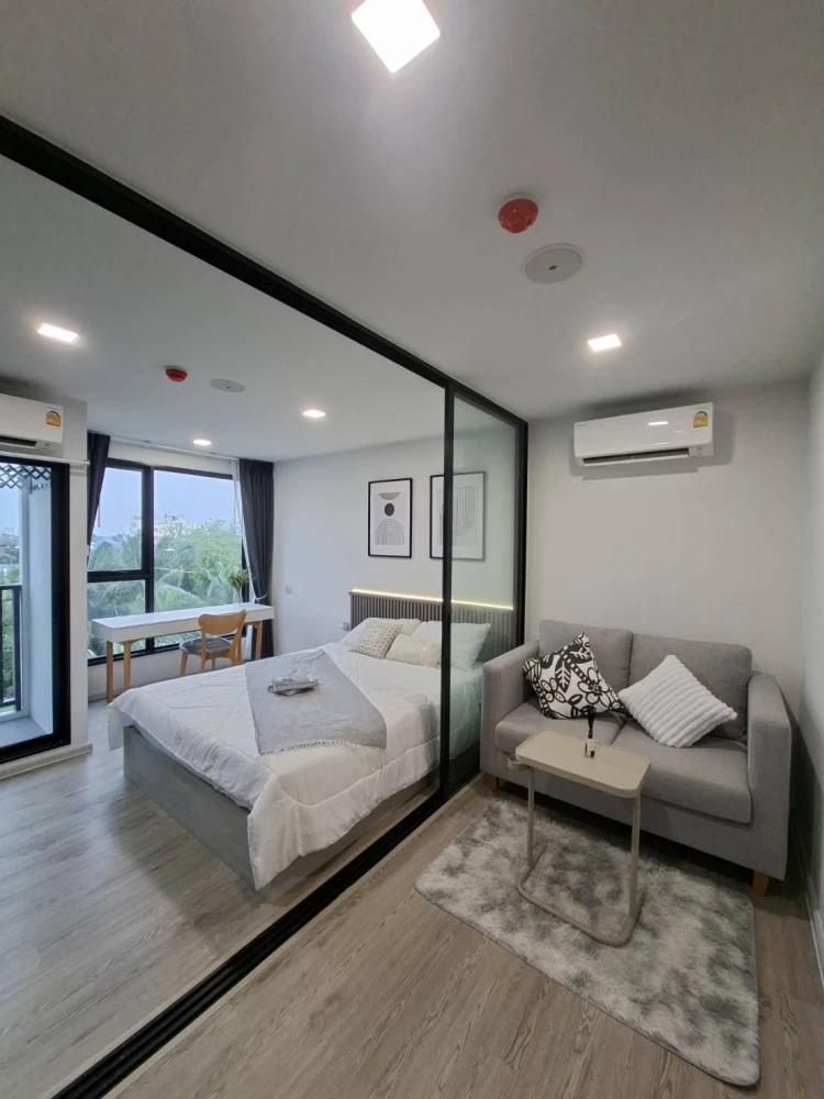 For rent: Kave Seed Kaset, fully furnished, ready to move in, treetop view, shady, pleasant, pleasant, make a reservation now.