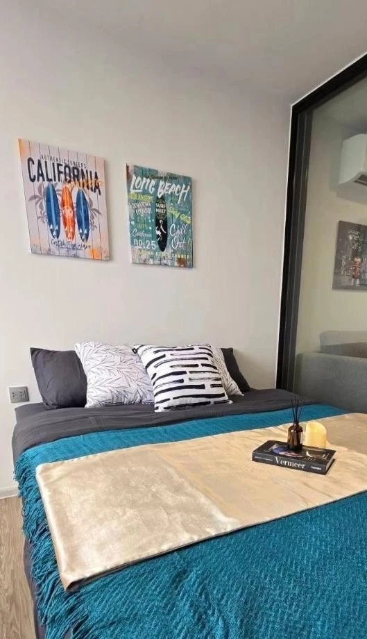 For rent: Kave Seed Kaset, a nice room, decorated in a theme, good location, comes with complete facilities, book now.