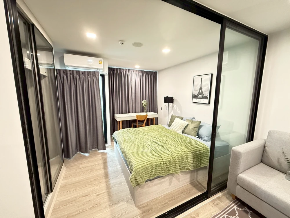 For rent: Kave Seed Kaset, beautifully decorated room with a coordinated color scheme, fully equipped with amenities. You can't resist booking!