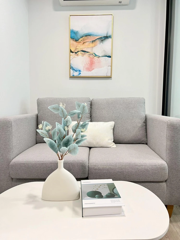 For rent: Kave seed Kaset, 6th floor, city view, beautifully decorated room, bright tones, comfortable to live in, the room is exactly as advertised,