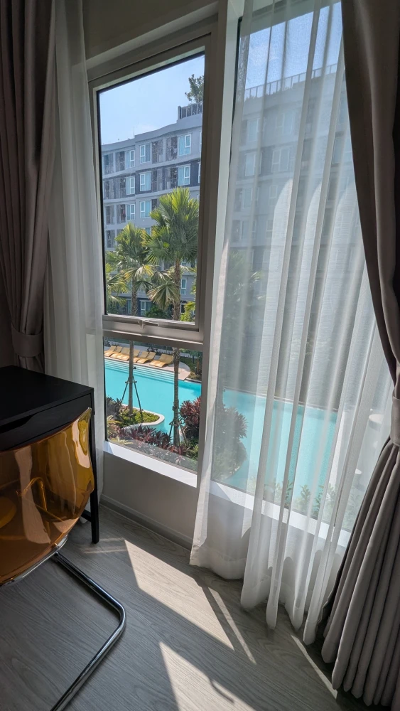 For rent: Kave Town Island, 3rd floor, garden view and swimming pool view, fully furnished, ready to move in, reserve now!