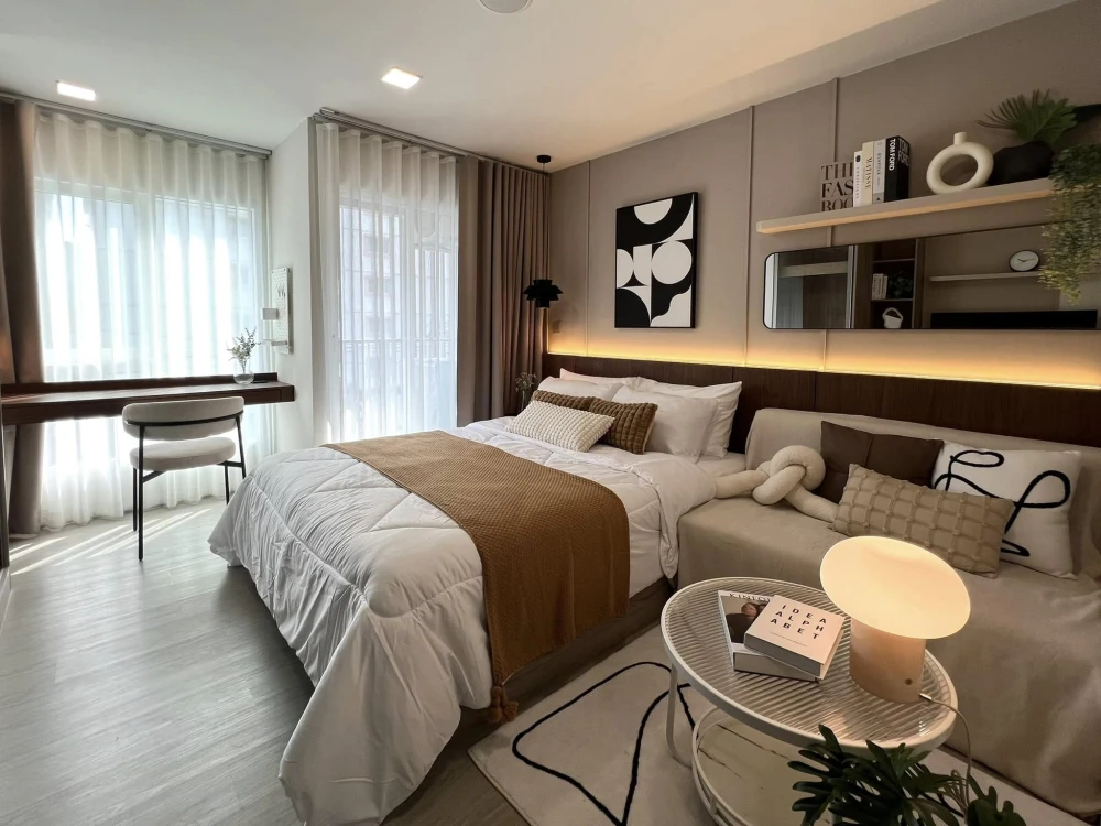 For rent: Kave Town Island, 4th floor, beautiful room, very stylishly decorated, worth living in. If interested, hurry and reserve now before it's gon