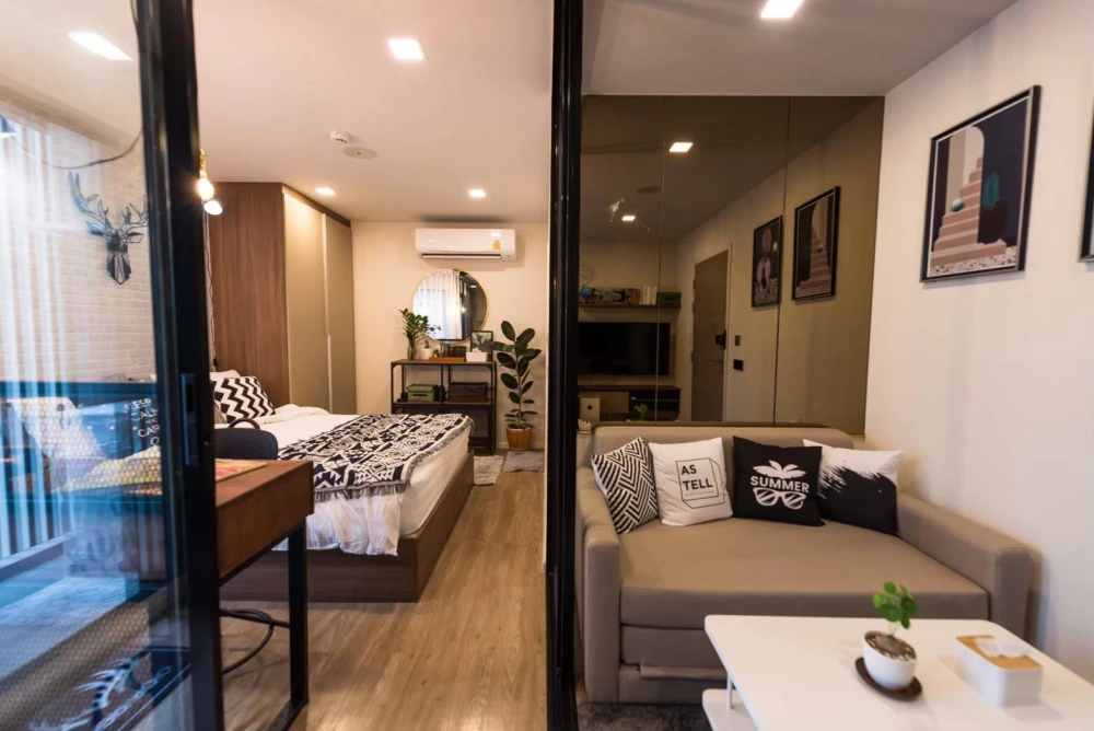 For rent: Kave Town Shift, 2nd floor, garden view, beautiful room, fully furnished, nice to live in. Interested? Reserve now, don't miss out!