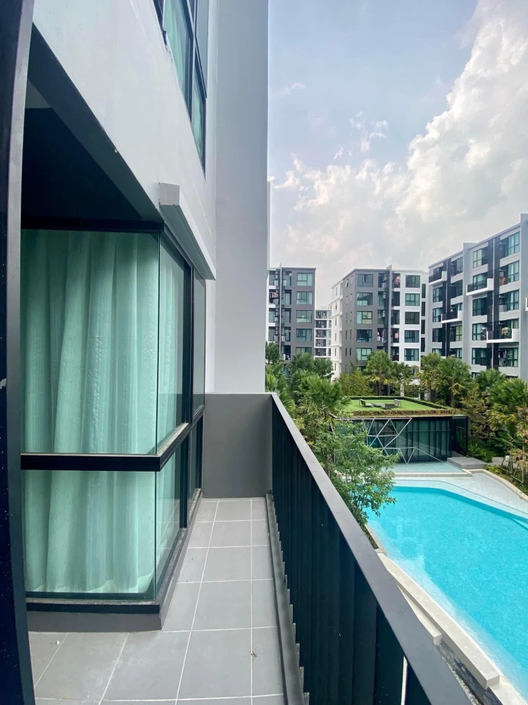 For rent Kave Town Shift 4th floor, swimming pool view, fully furnished, book now, don't miss out.