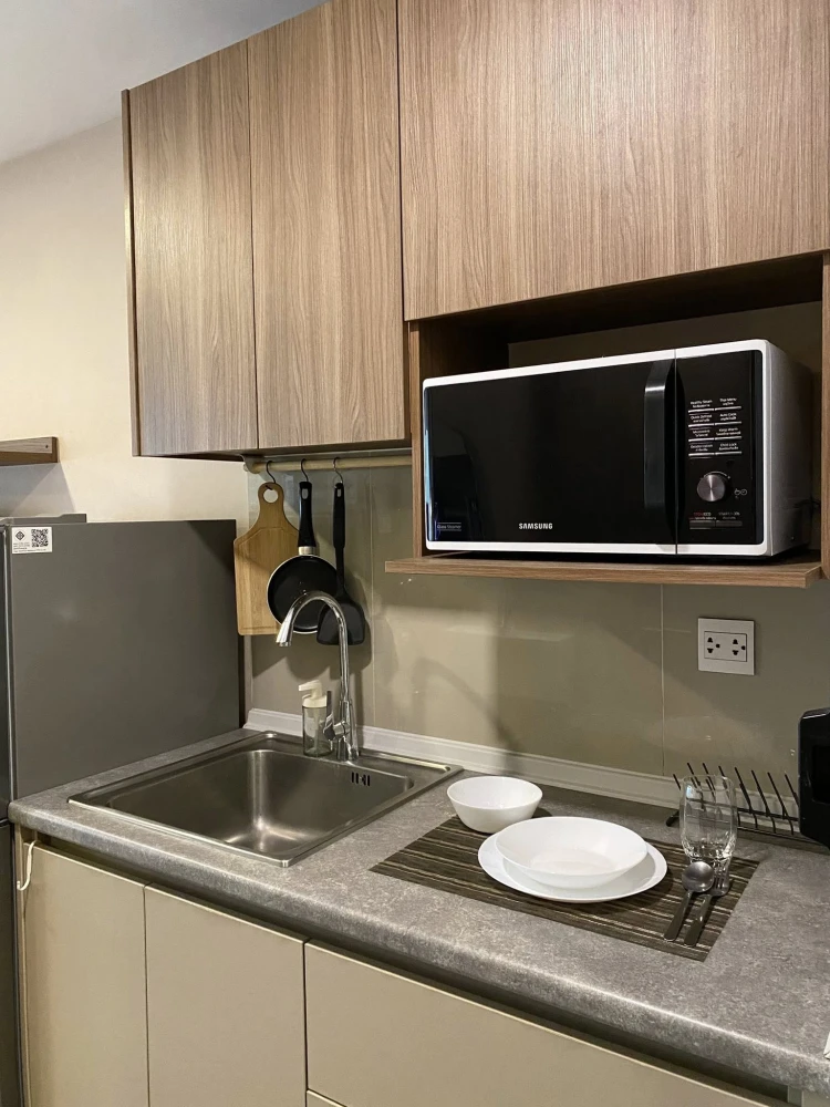 For rent: Kave Town Space, 6th floor, outside view, beautiful room, fully furnished, worth living in, book now, don't miss out.