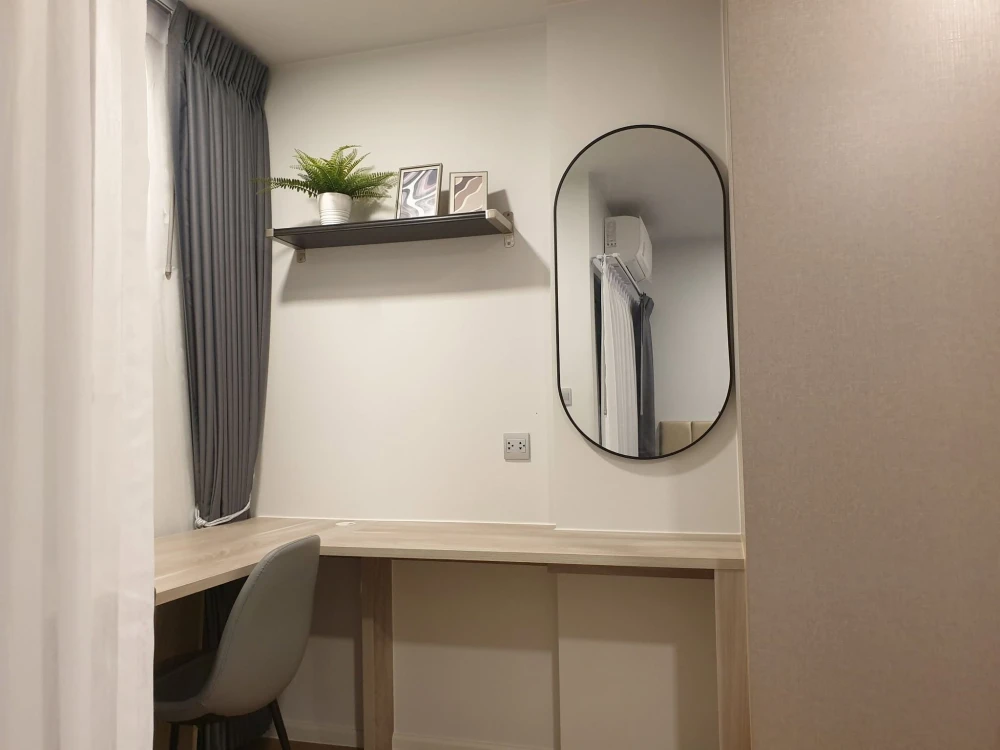 Kave TU condo for rent. Beautifully decorated in a minimalist style with full furnishings. Just bring your suitcase and move in!
