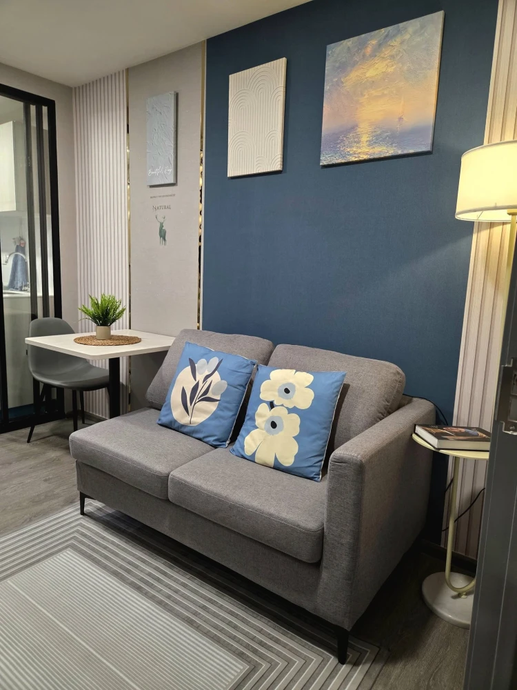 For rent: Kave Wonderland, 6th floor, corner unit, interior view, fully furnished, very livable. Book now!