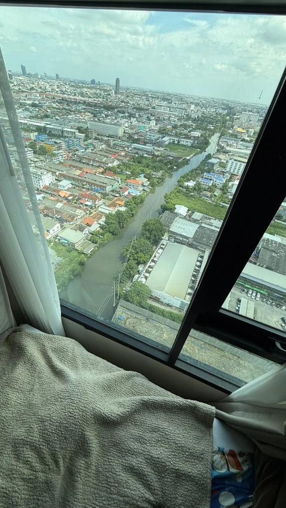 Kensington Sukhumvit-Theparak for rent, nice room, 35th floor, fully furnished, beautiful view from high floor, reserve now!