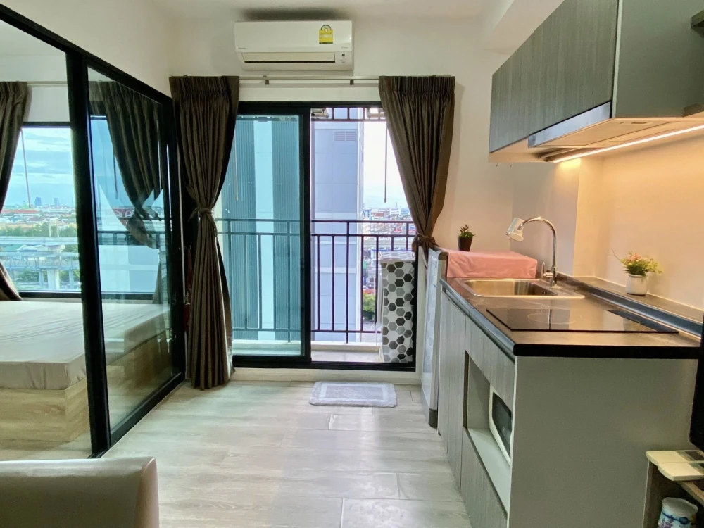 ให้เช่า Kensington Sukhumvit-Theparak ห้องน่าอยู่ เฟอร์นิเจอร์และเครื่องใช้ไฟฟ้าครบครัน หิ้วกระเป๋าเข้าอยู่ได้เลยจ้า
