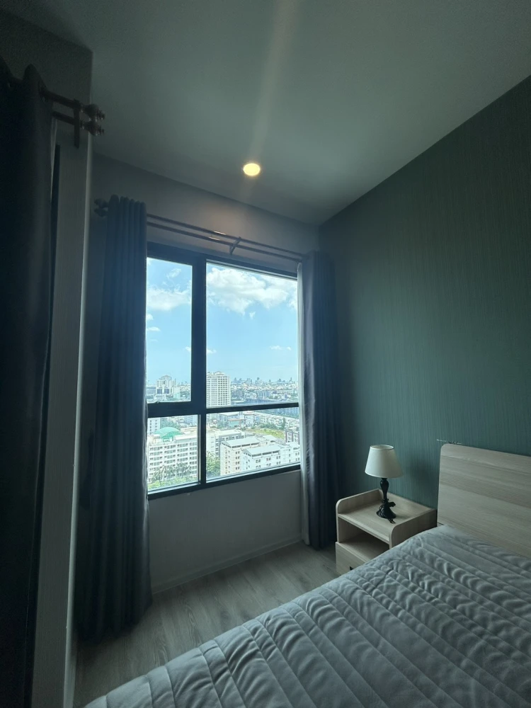 For rent: Knightsbridge Collage Ramkhamhaeng, 17th floor, fully furnished, ready to move in, reserve now.