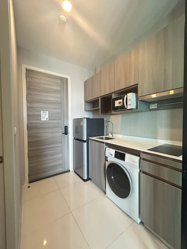 For rent: Knightsbridge Collage Ramkhamhaeng, 17th floor, fully furnished, ready to move in, reserve now.