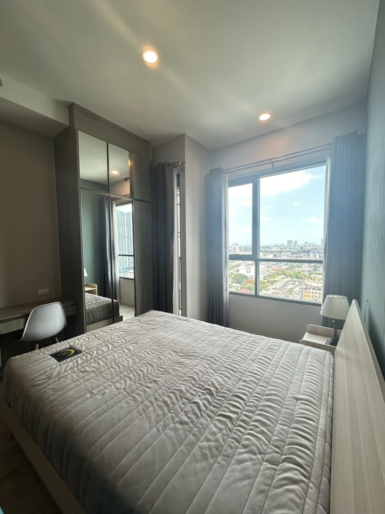 For rent: Knightsbridge Collage Ramkhamhaeng, 17th floor, fully furnished, ready to move in, reserve now.