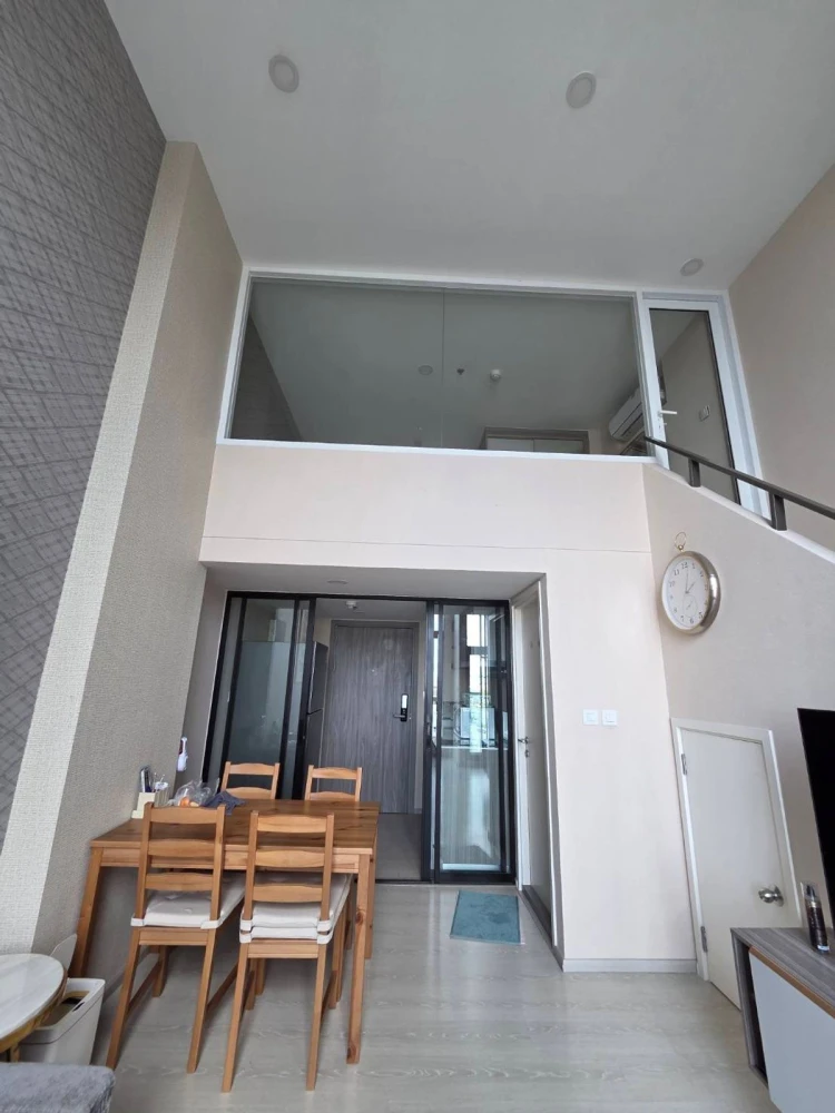For rent: Knightsbridge Phaholyothin-Interchange, Duplex room, 14th floor, beautiful view, fully furnished, reserve now.