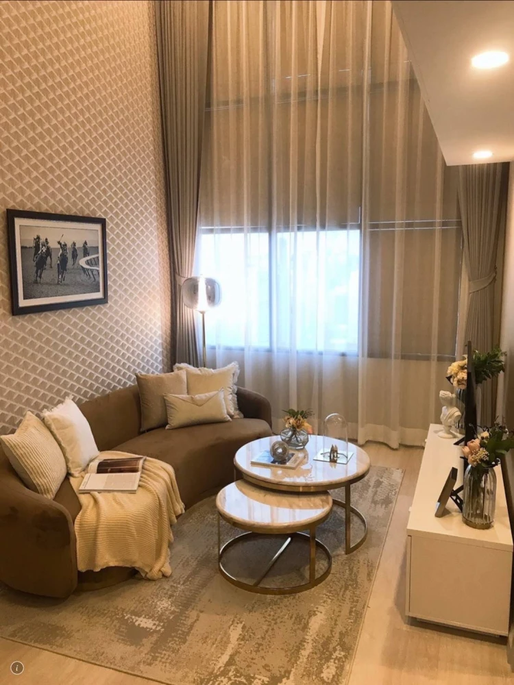 KnightsBridge Prime Sathorn for rent, beautifully decorated room with high-quality wallpaper, fully furnished, reserve now!