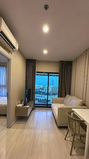For rent: Knightsbridge Prime Sathorn. Fully furnished with appliances and stunning city views. Don't miss out!