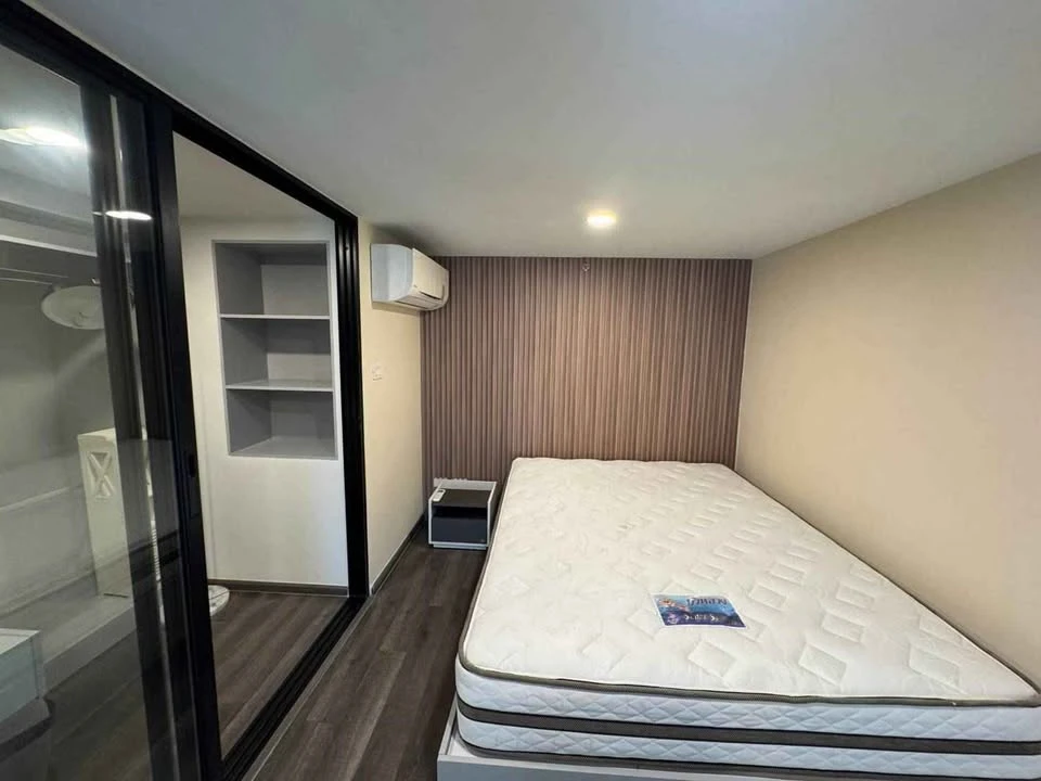 Knightsbridge Space Rama 9 for rent, Duplex room, modern style decoration, fully furnished, just bring your own luggage and move in.