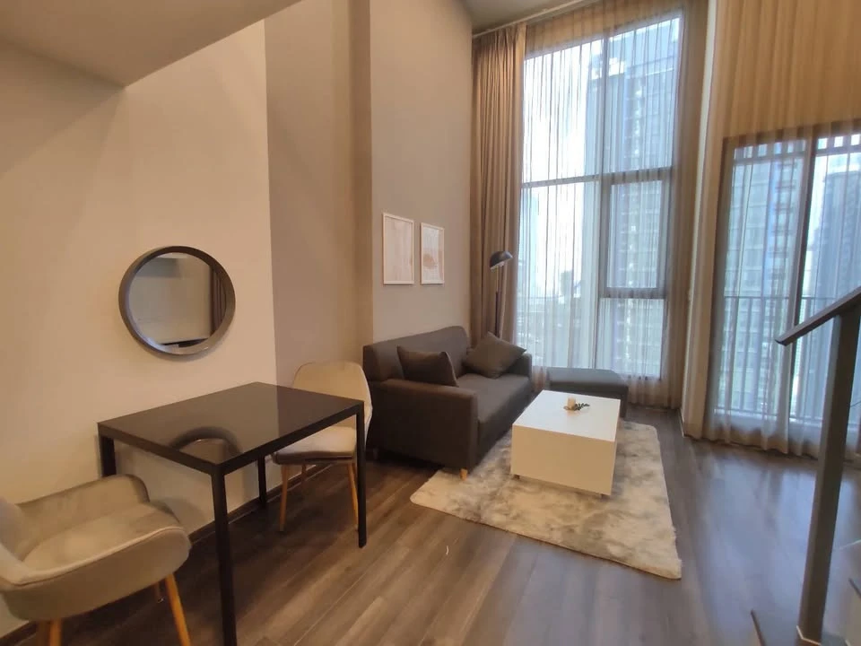 Knightsbridge Space Rama 9 for rent, very high floor, modern style decoration, fully furnished, hurry and reserve now!