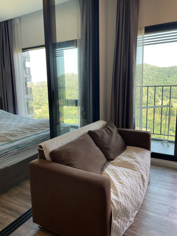 For rent: Knightsbridge The Ocean Sriracha, 21st floor, beautiful unblocked view, fully furnished. Book now!