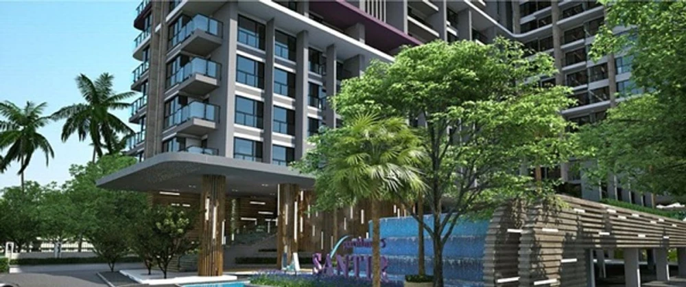 For rent: La Santir, 7th floor, pool view, fully furnished, nice room, if interested, hurry and reserve now, don't miss out!