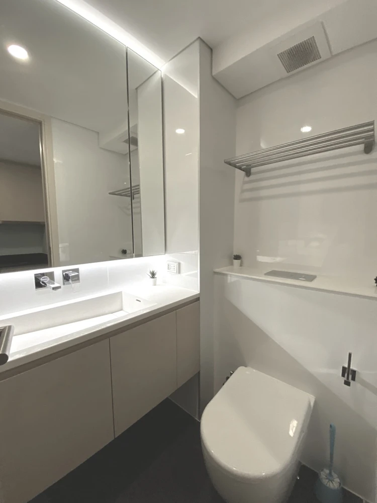 For Rent: Landmark @MRTA Station, 24th Floor. Pleasant, fully furnished unit—book now if interested.