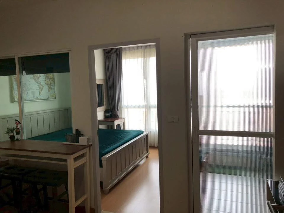 For rent: Life @ Ratchada - Huay Kwang, ready to move in, reasonable price, complete in one place, just drag your bags and move in.