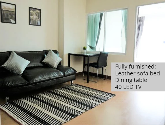 For rent: Life @ Ratchada-Huaikwang, 21st floor, nice room, fully furnished, reserve now, don't miss out!