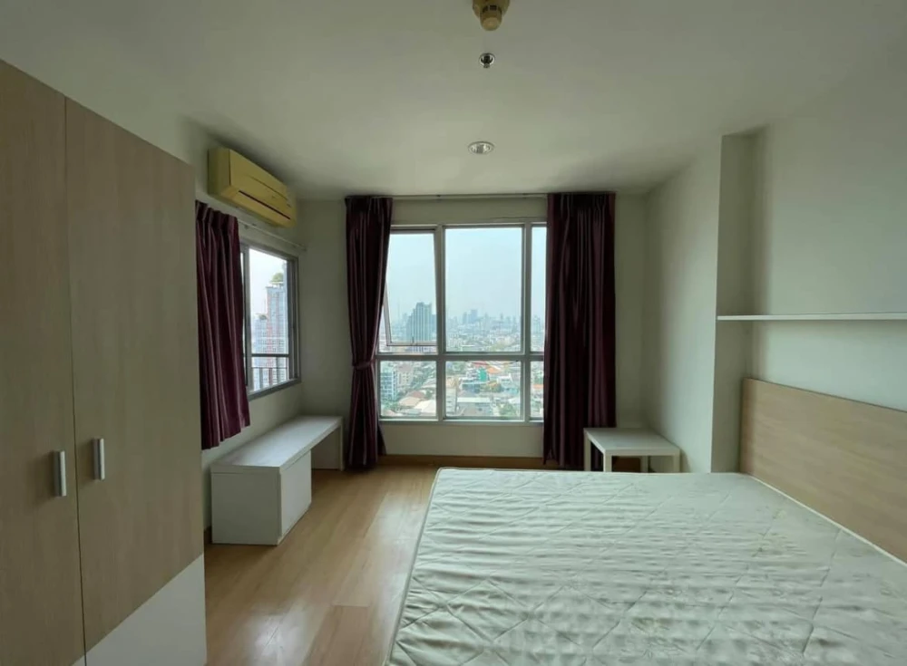 For rent: Life @ Ratchada-Suthisan, 18th floor, good view, no buildings blocking the view, fully furnished, nice to live in, reserve now, don't miss o