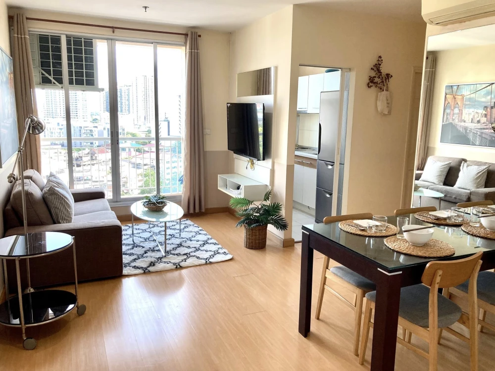 For rent: Life @ Sukhumvit 65, corner room, fully furnished, nice to live in, reserve now, don't miss out, hurry!