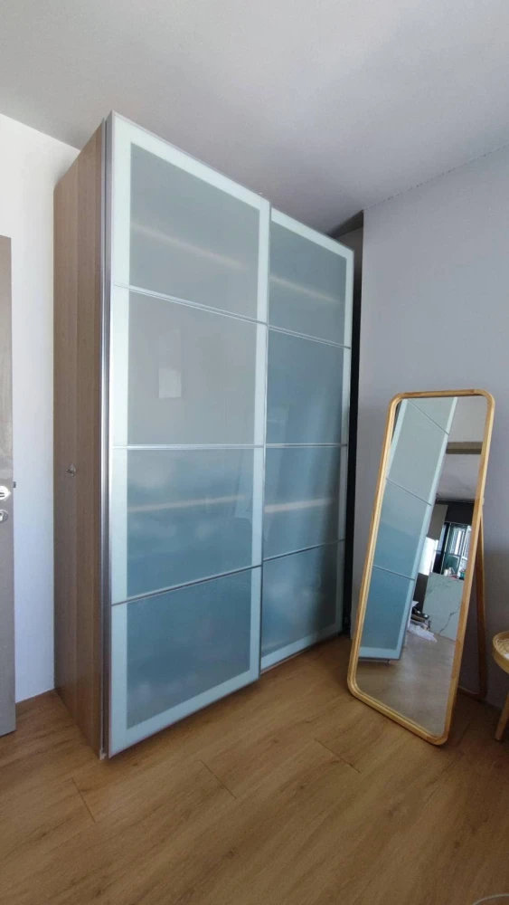 For rent: Life Asoke-Rama 9, corner room, private, 34th floor, 1 large bedroom, hurry and book now!
