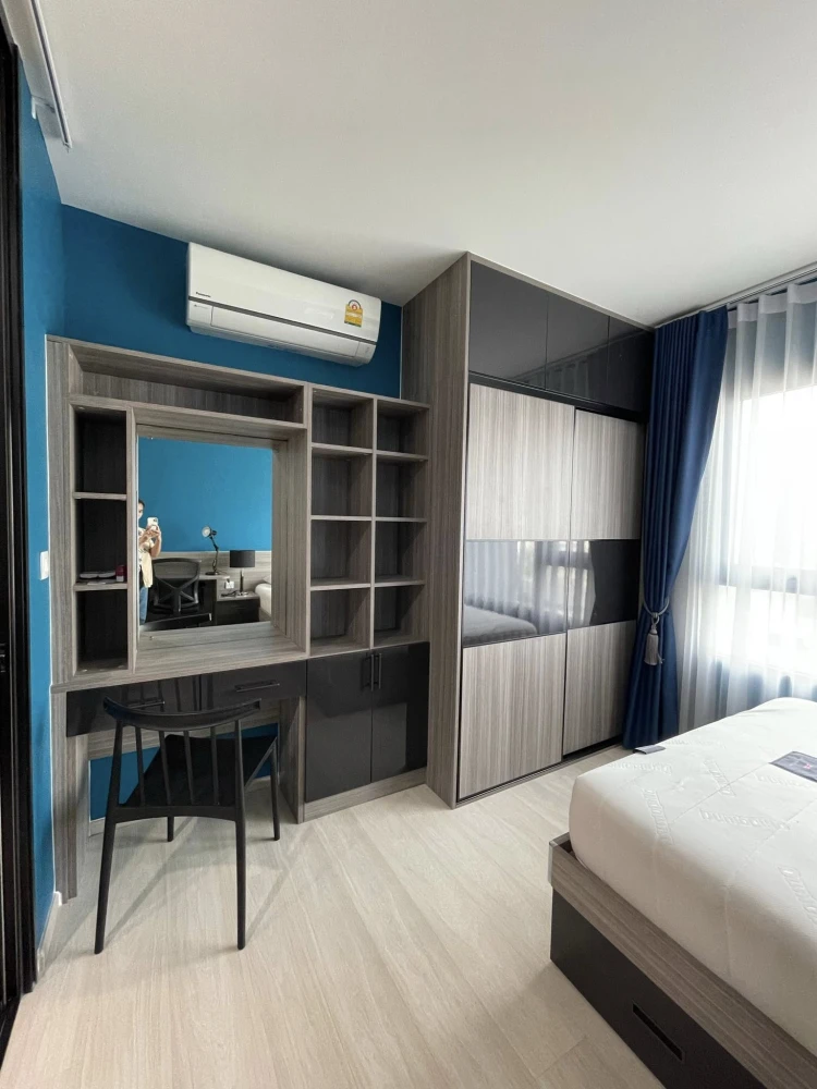 ให้เช่า Life Asoke วิว G Tower และ เซ็นทรัลพระราม 9 หันหัวทางทิศเหนือ ห้องบิ้วอิน Fully furnished จองเลย