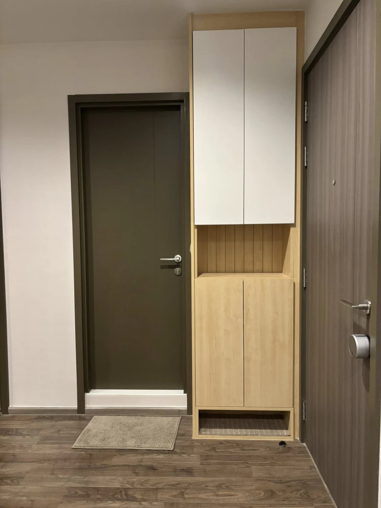 For rent: Life Ladprao Valley, 21st floor unit. Spacious living area, fully furnished and equipped with appliances. Don't miss out!