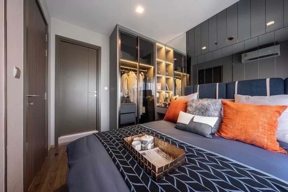 For rent: Life Ladprao Valley, nice room, good location, 21st floor, full facilities, good like this, reserve now.